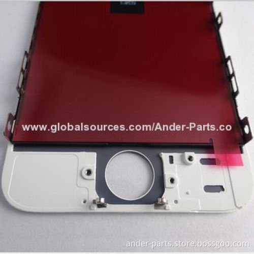 OEM LCD Screen Digitizer Assembly for iPhone 5S, Black/White, Wholesale, 100% Tested